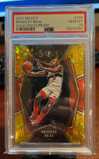 2021 Select BRADLEY BEAL Gold Disco Prizm PSA 10 Gem Mint #8 /10