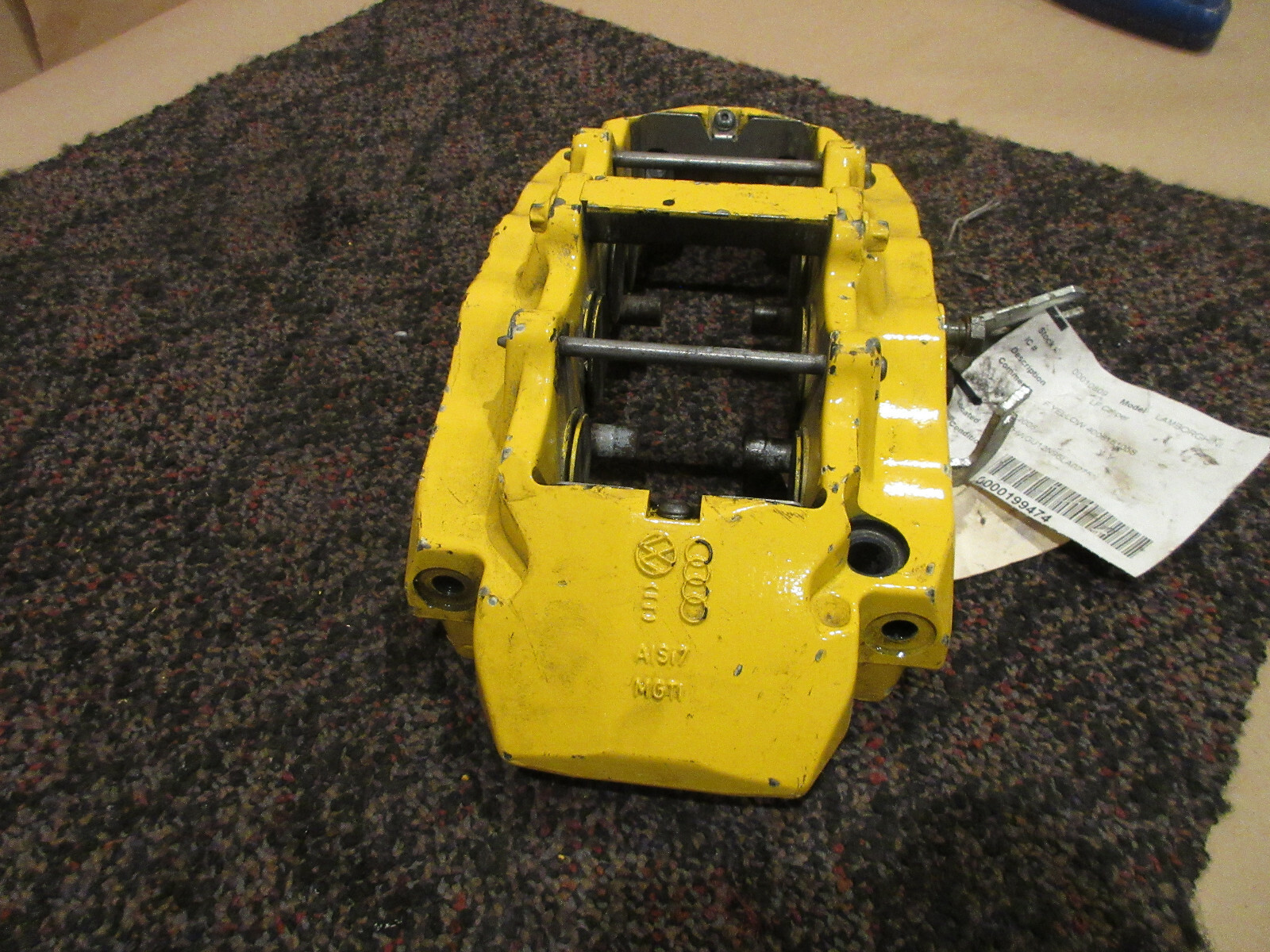 Lamborghini Gallardo LH Left Front Brake Caliper Yellow 400615105 S