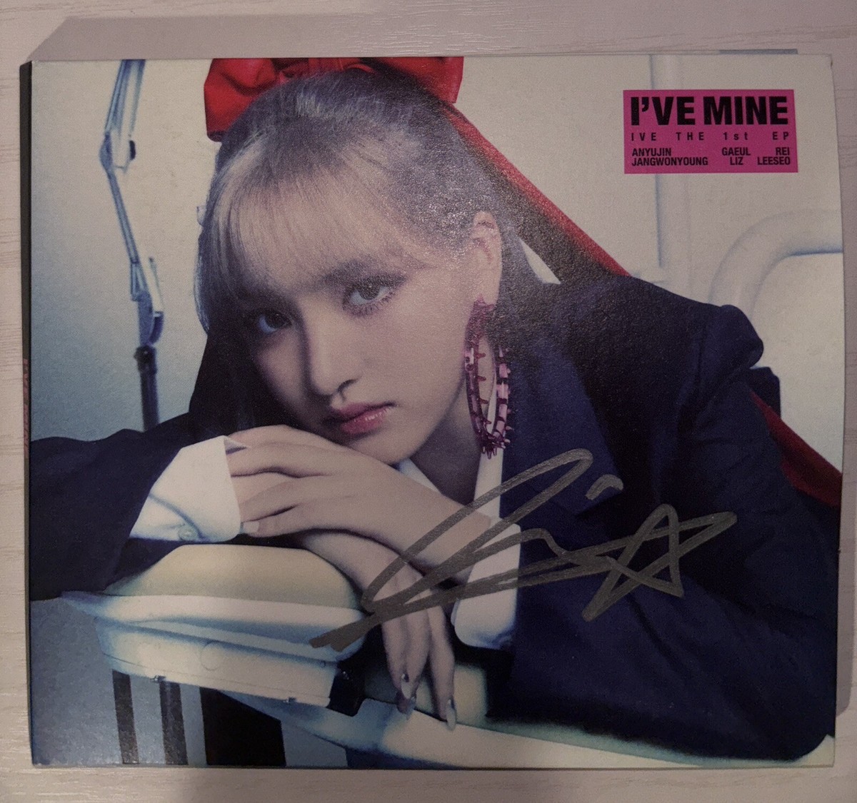 IVE [I'VE MINE] LIZ Autographed Signed Digipak Album | eBay
