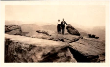 Wildcat Point at Lookout Mountain Colorado CO Scenic View 1922 RPPC Postcard