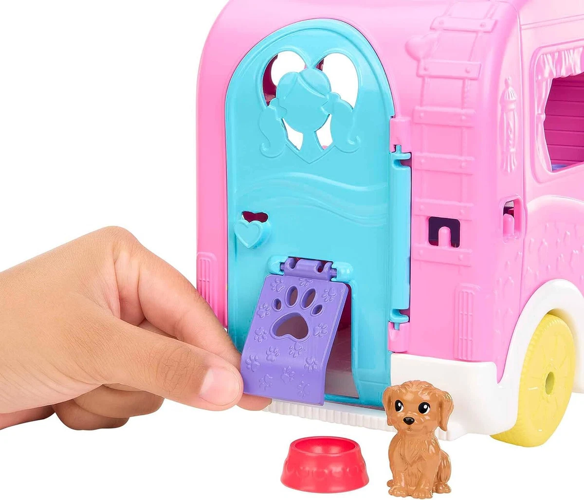 Barbie Camper Chelsea 2 in 1 Playset with Small Doll 2 Pets 15