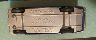 CORGI TOYS JAGUAR MARK X SALOON ミニカー Corgi Toys Jaguar Mark X Saloon Set - Branded - Corgi - Toys