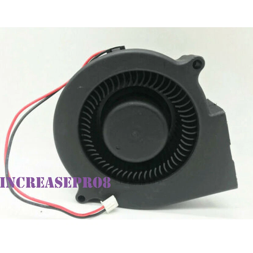 Original S & T SFH9330S1A cooling fan 12V 0.45A 9330 blower diagonal 9.7CM 2-pin - Image 2 of 3