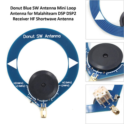 Donut AM MW/SW Middle Wave Shortwave Mini Loop Antenna Fit 2 thumbnail image
