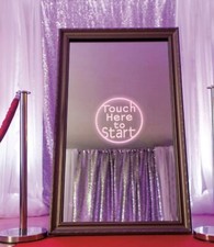 Magic Mirror Touchscreen Photo Booth with Hard Case