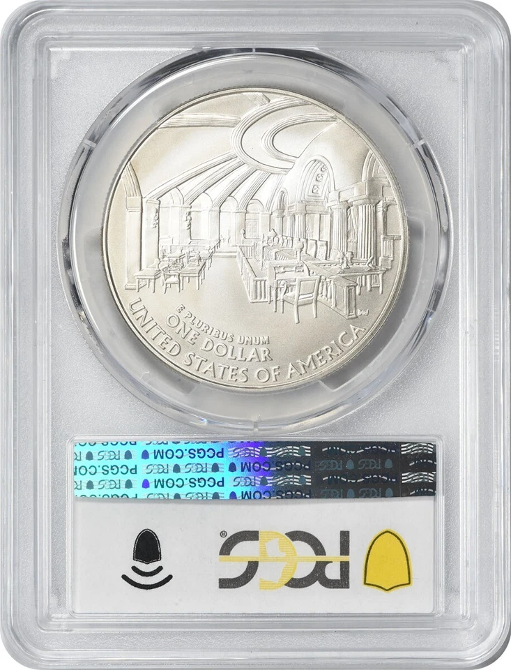 2005-P Marshall Silver Commemorative Dollar MS69 PCGS - Image 2 of 2