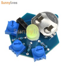 DIY Colorful LED Light Electronic Kit Soldering Practice Projects With Battery