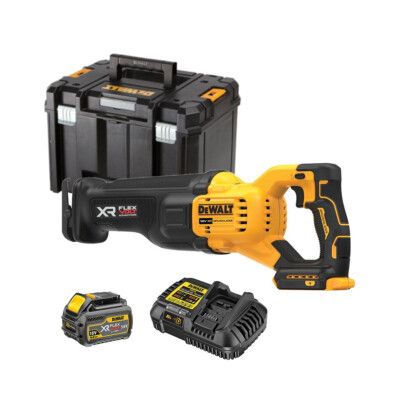 DeWalt DCS386T1 18V Säbelsäge mit 6Ah Akku, Ladegerät und Koffer