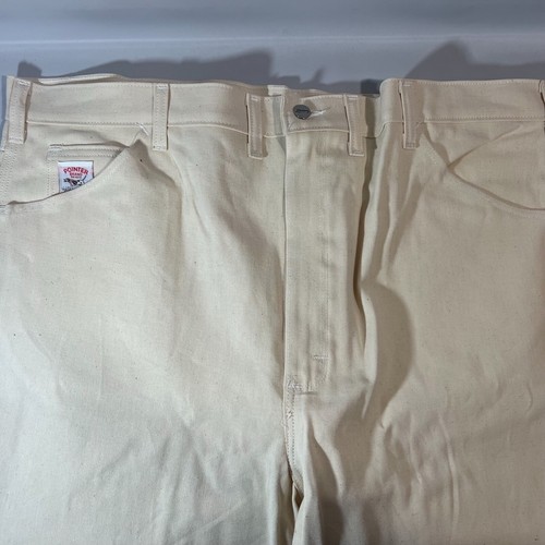 Pantalones de mezclilla de carpintero de colección marca Pointer 44 hechos en EE. UU. pintor lona de algodón nuevos de stock n - Imagen 7 de 11