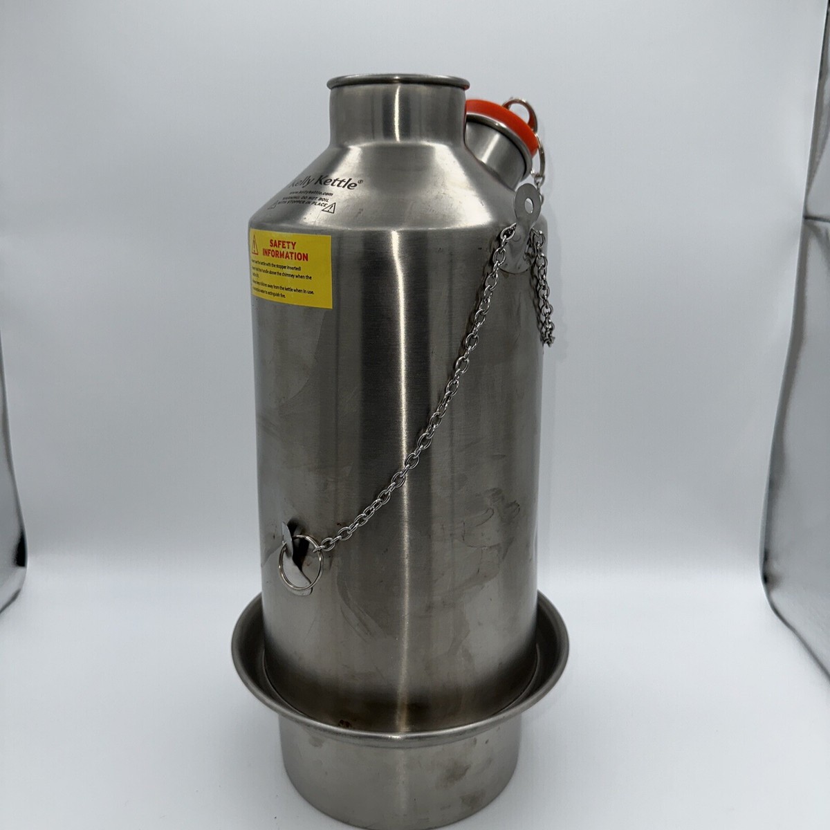 新品未使用Kelly Kettle Base Camp Kettle　1.5 L Kelly Kettle Base Camp Stainless Steel 1.5 Liters 5-6 Mugs