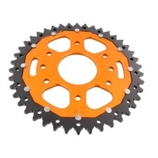 Corona Dual 42 Teeth 520 Orange ZF For KTM 390 Duke 4T 2013-2024