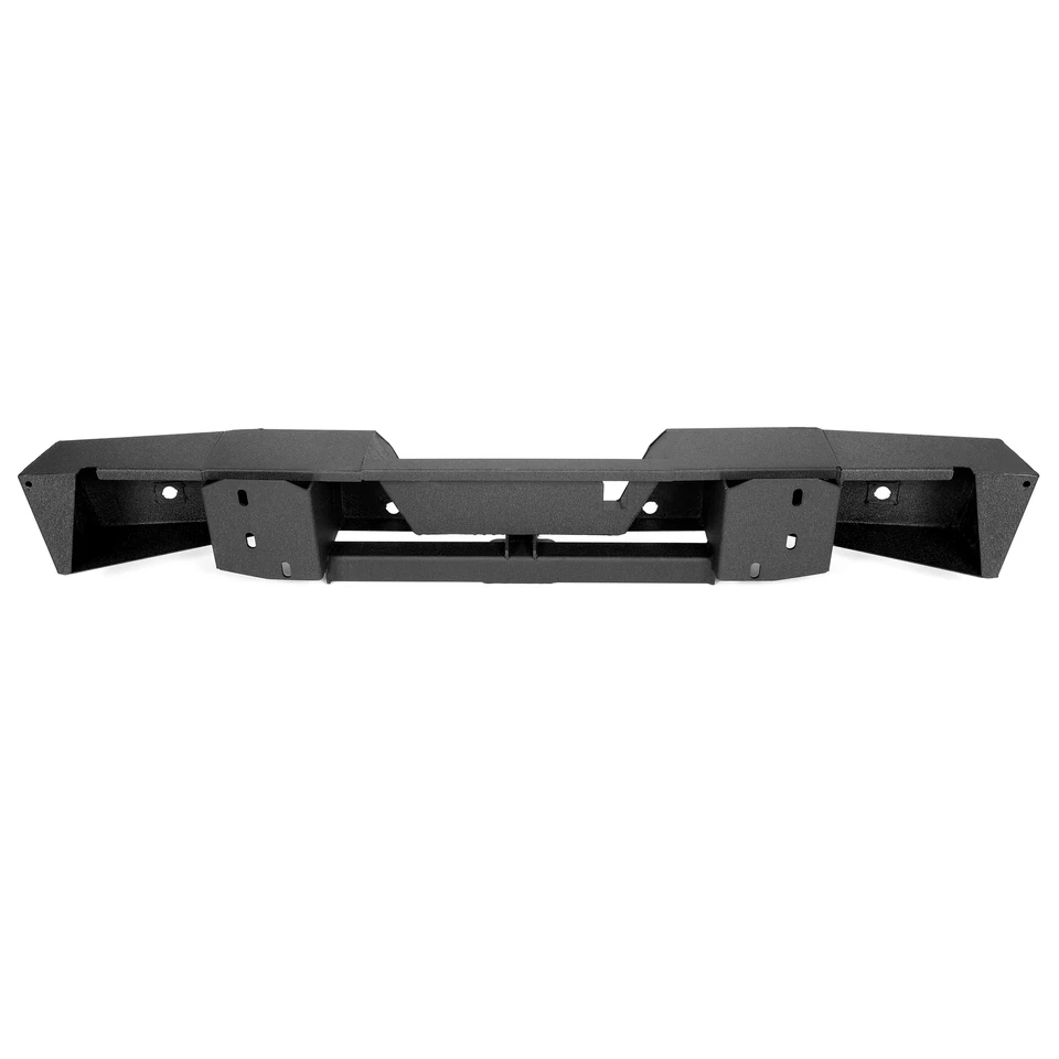 Black Steel Heavy-Duty Rear Bumper W/Trailer Hitch Receiver For Ford F150 15-20 Foto 4 de 4