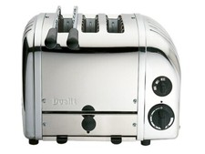 Dualit 2+1 Schlitz Toaster inkl. Sandwichzang...