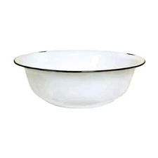 CWI Gifts Enamel Basin, 12.5-Inch