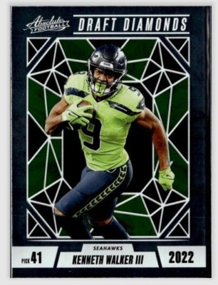 2024 Panini Absolute - Draft Diamonds #DD-KWR Kenneth Walker III