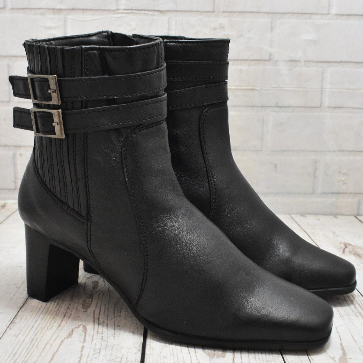 Knee High Boots Soleflex Leather Boots Soleflex Black Knee High