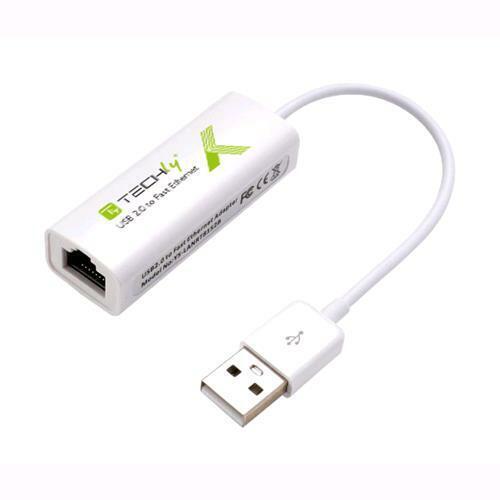 Techly Convertitore da USB2.0 a Fast Ethernet 10/100 Mbps