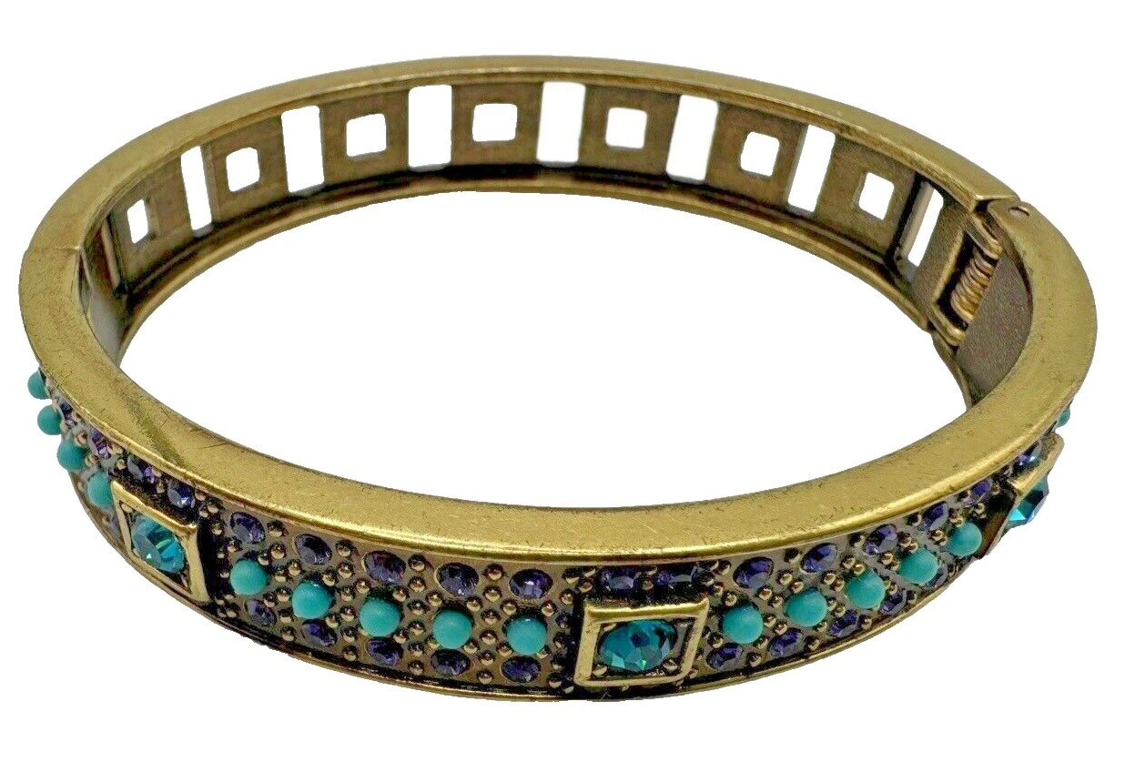 Heidi Daus Brass Turquoise Fashion Jewelry