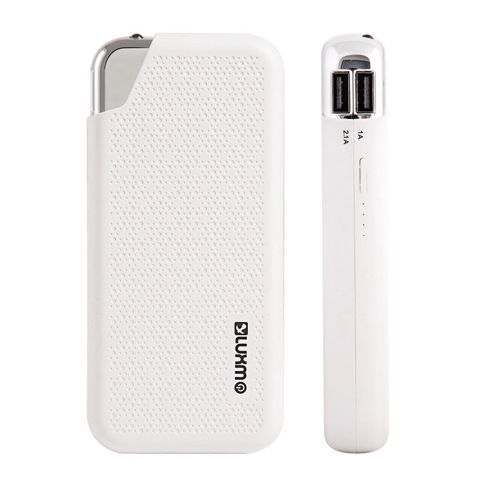 LUXMO 12000mAh Hi-Speed and Compact Portable Power Bank For iPhone Samsung LG - Image 3 of 4