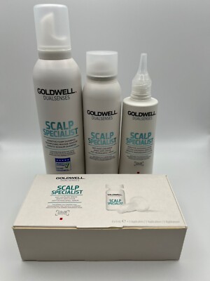 Goldwell Dualsenses Scalp Specialist Foam Shampoo,Spray, Loss Lotion & Serum Set