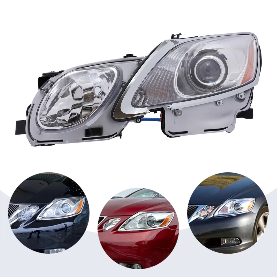 For 2006-2011 Lexus GS300 GS350 LH Headlight AFS/HID Xenon Headlamp Driver Side Foto 2 de 4