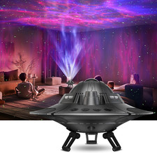 UFO Galaxy Projector, LED Lights for Bedroom, Star Projector, Night Light for Ki