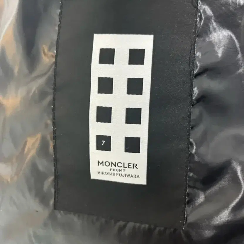 Moncler Hiroshi Fujiwara Puffer Jacket, Black, L-XL, Used thumbnail 2