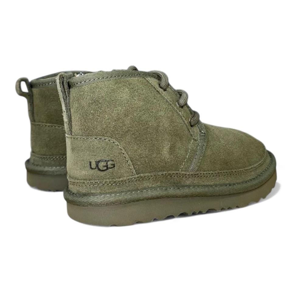 Botas forradas de piel de oveja con cordones de gamuza Ugg Neumel II para niños pequeños NUEVAS Foto 4 de 4