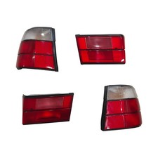 Rear Tail Light Set For Bmw E34 1987-1995 White Indicator Clear Style Pair