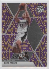 2019-20 Panini Mosaic Purple & Gold Snakeskin Prizm 2/20 Bryn Forbes #6 10qe