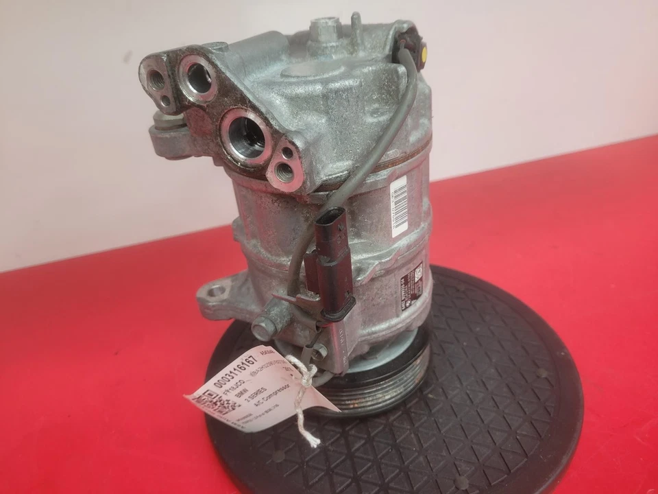 BMW 2 SERIES AIR CON COMPRESSOR A/C PUMP 2018 1.5L PETROL B38B15M0 (B38B15A) RDE - Image 2 of 4
