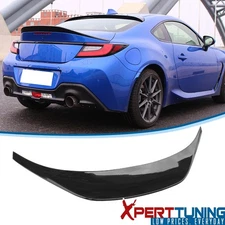Fits 22-26 Toyota GR86/Subaru BRZ TRD Style Rear Trunk Spoiler Gloss Black ABS