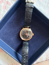 Swarovski Crystalline Damen Quarz Uhr rund Le...