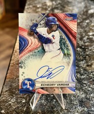 2024 Bowman’s Best ECHEDRY VARGAS AUTOGRAPH Rangers Marlins Prospect AUTO B24-EV