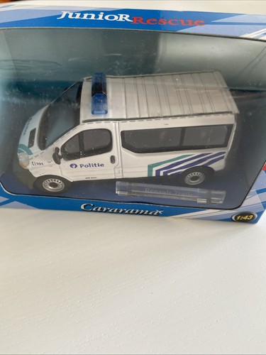 Cararama 1:43 Junior Rescue Renault Trafic Belgische Polizei