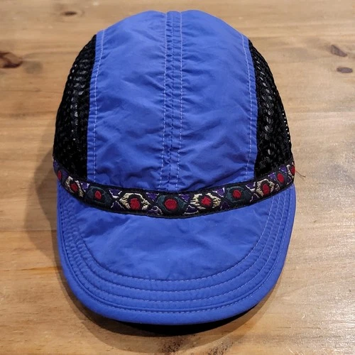 Vintage REI Trail Runner Hat Cap Panel Mesh Lightweight Hiking Outdoor Run