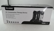 Fit King Air Compression Device FT-068A Leg Foot Circulation Massager Black