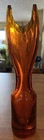 VINTAGE BLENKO GLASS VASE #5915L WAYNE HUSTED Tangerine Rare 1959-60 Only