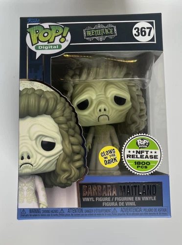 BARBARA MAITLAND Funko Pop Digital Physical BEETLEJUICE Ghost GITD GLOW 1/1800