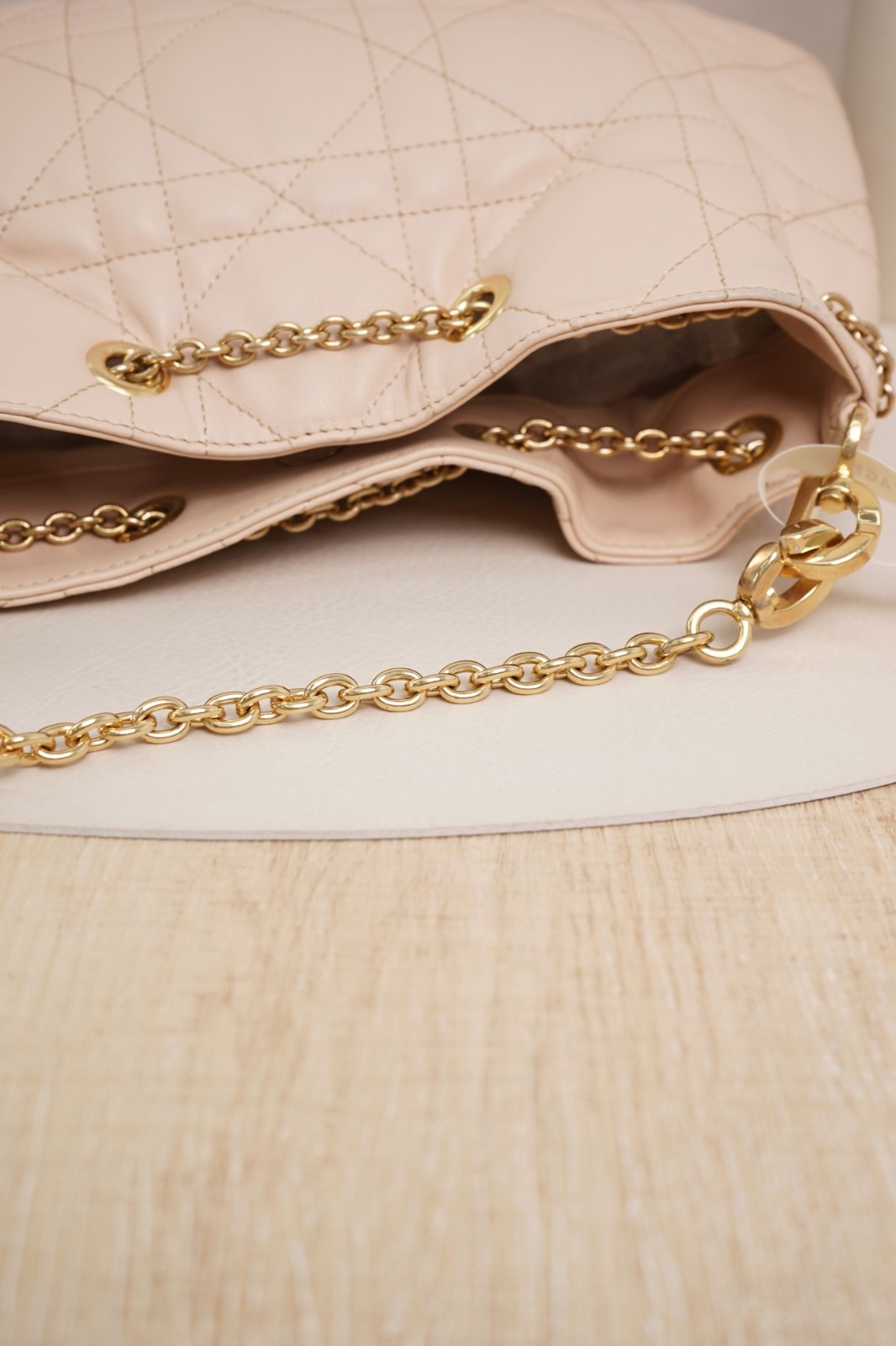 Dior Ammi Lucky Bag Cloud Bag Medium Nude Lambskin thumbnail 13