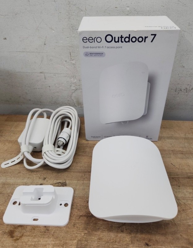 Amazon eero Outdoor 7 Dual Band Mesh Wi-Fi Router -NEW/OPEN BOX-