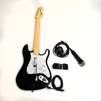 Harmonix Rock Band Fender Stratocaster Wired USB Guitar & Microphone 822152