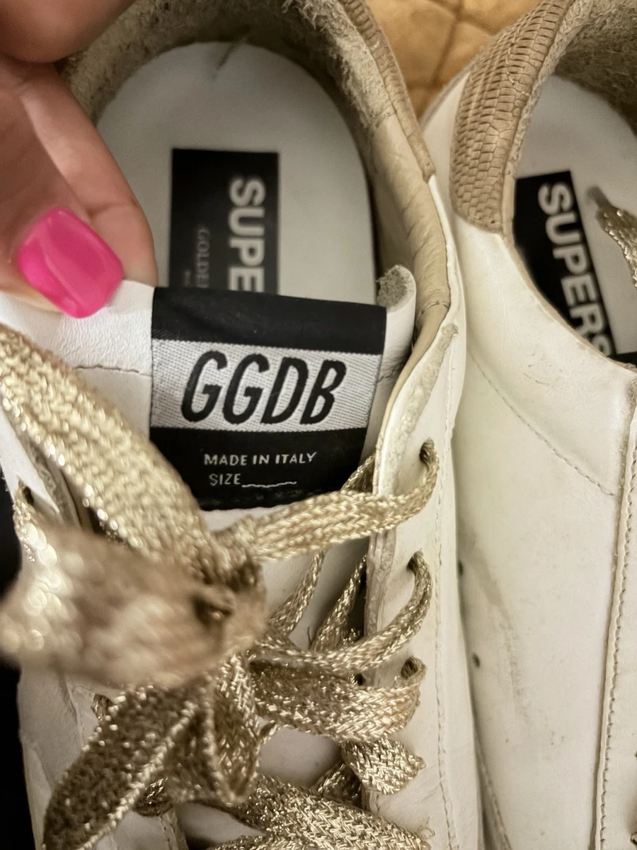Golden Goose Superstar White Gold for sale | eBay