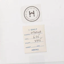 Eterna Cal 675 Watch Setting Lever Spring Set Bridge New Old Stock  (C19R1)