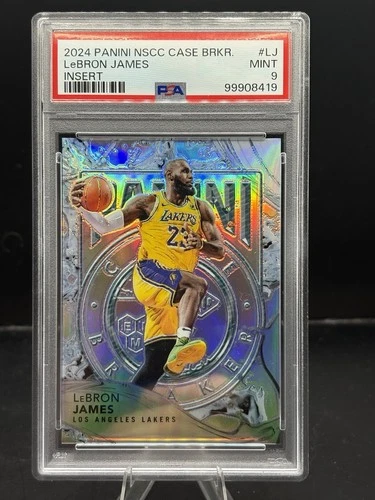 LeBron James 2025 National Sports Card Convention Case Breaker Insert PSA 9 /25