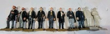 Lot of 10 Vintage 1960's MARX US Presidents Figures  2 3/4"