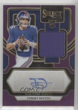 2023 Panini Select Purple Prizm 14/49 Tommy DeVito #RSM-TDE Auto 19fe