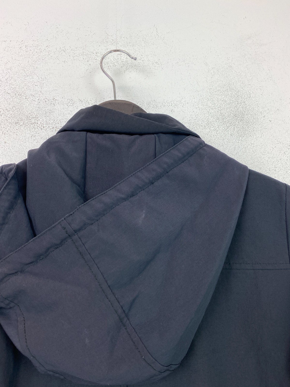 Fat Face Black Solid Jacket Parka Zip Drawstring … - image 6