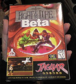 fight for life beta original authentic atari jaguar sector ii release rare + box