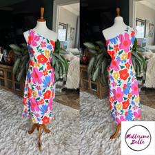 Colorful Off the Shoulder Floral Dress